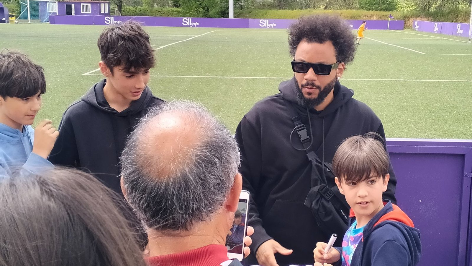 Marcelo y el glamour de una mañana en Los Anexos