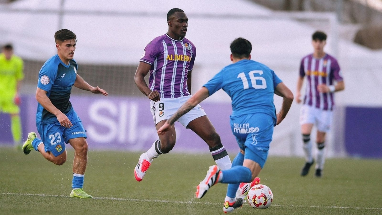 Bonilla, en un partido con el División de Honor