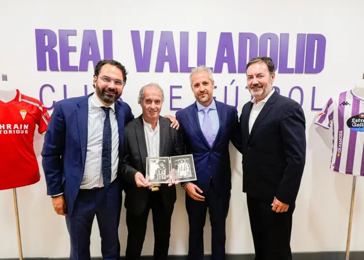 Tres homenajeados antes del Valladolid - Córdoba 2 Valladolid
