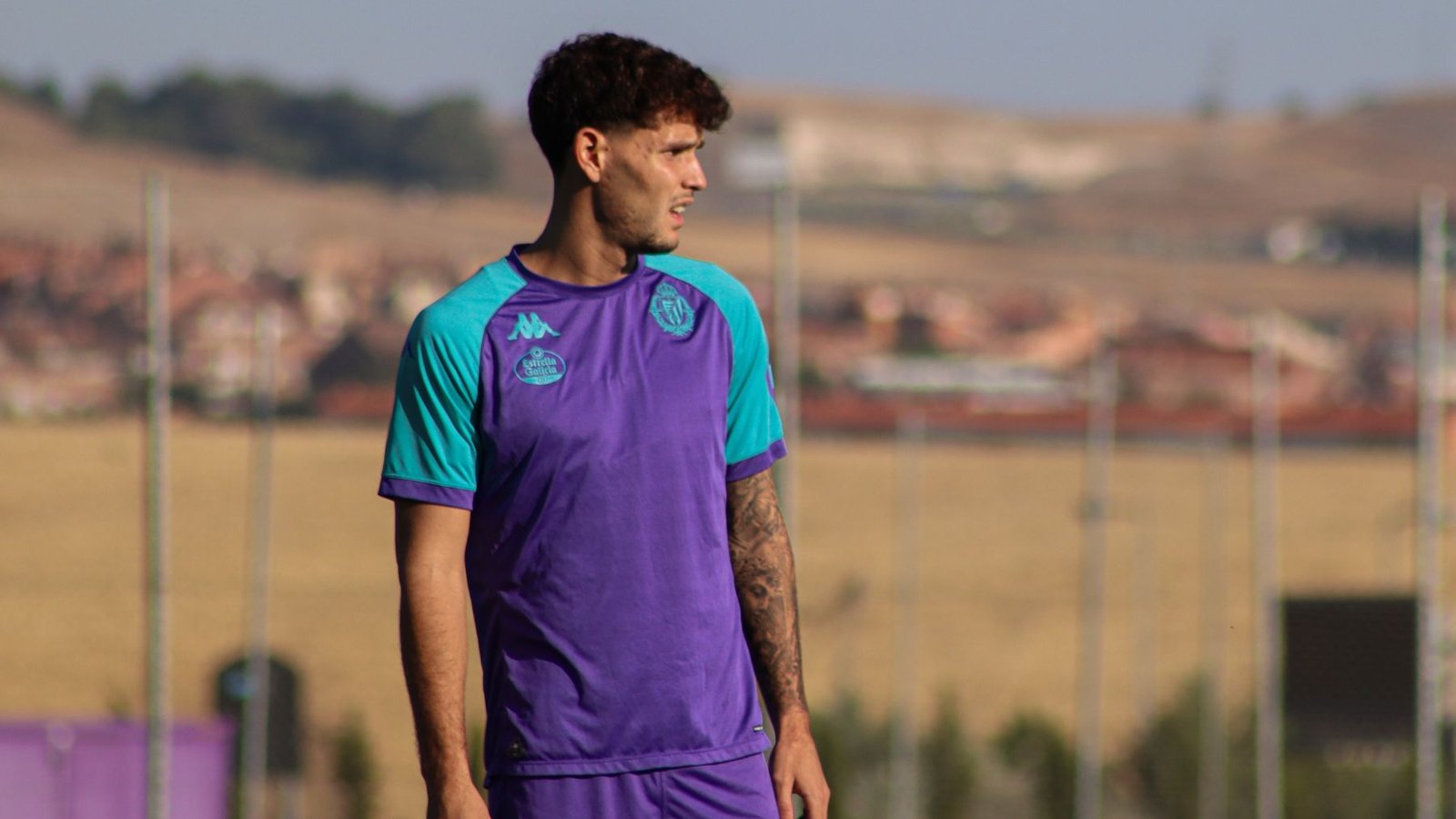 Trilli y Maroto son inscritos en la previa del Real Valladolid - Ceuta 1 Trilli en un entrenamiento del Real Valladolid