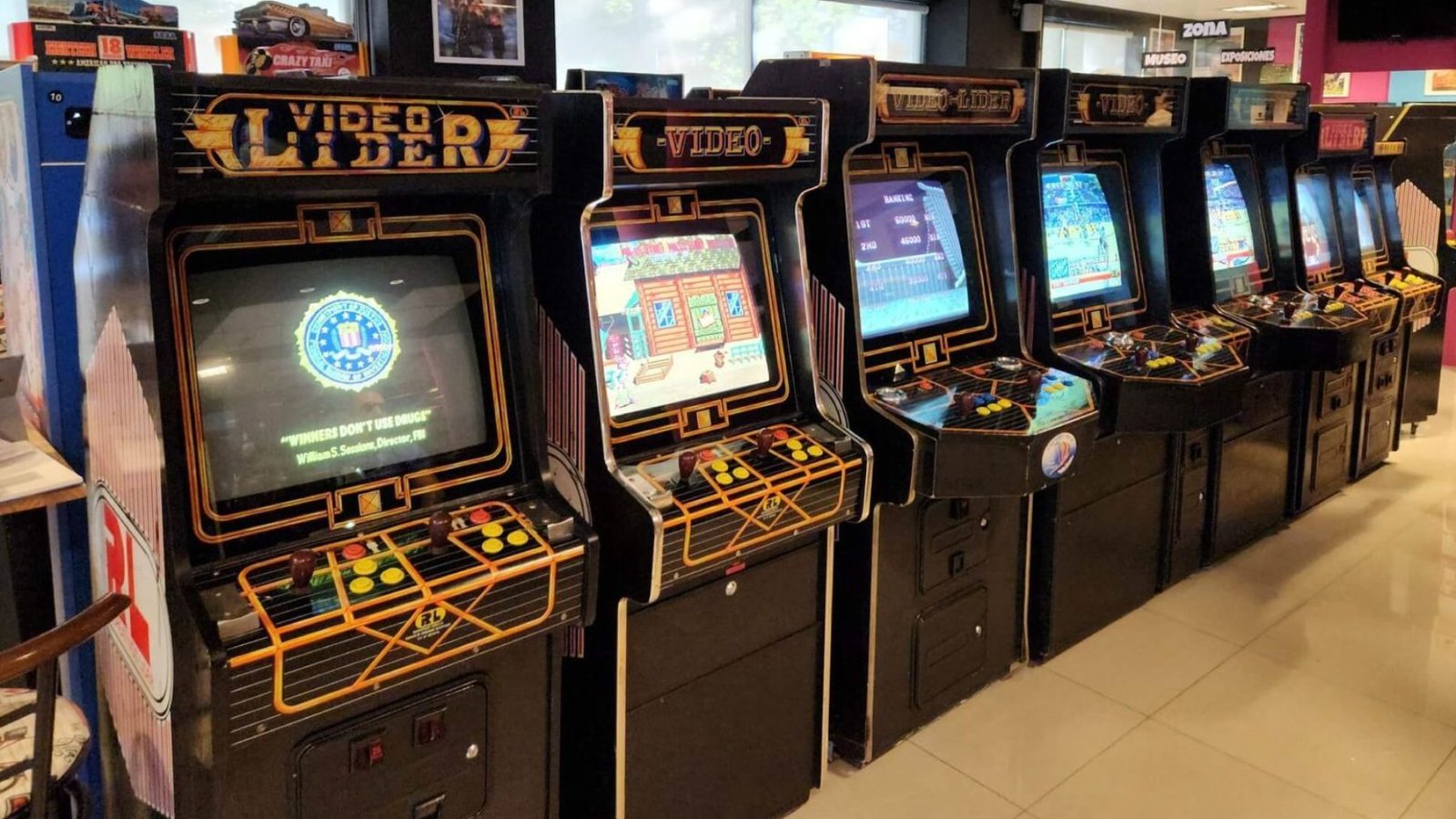 Los fans de las máquinas Arcade y los videojuegos vintage