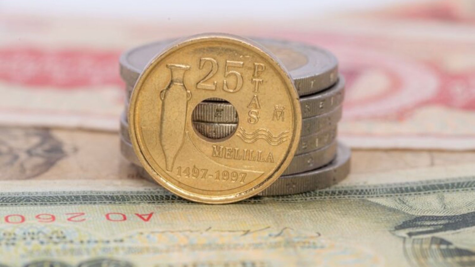 La razón por la que las monedas de 25 pesetas tenían un agujero