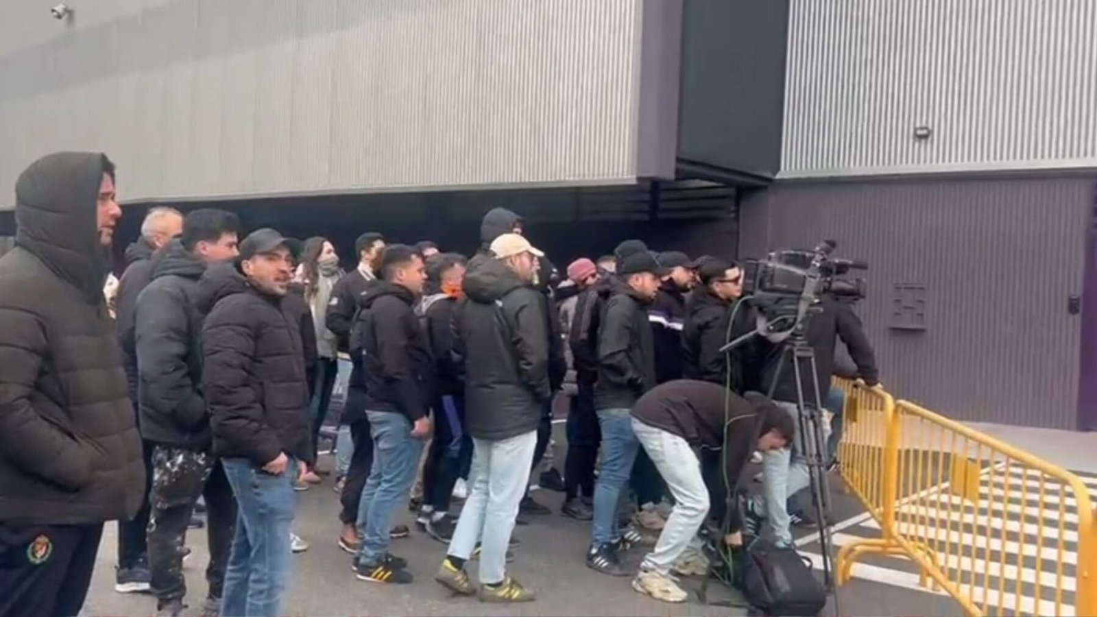 Primer entrenamiento sin Tevenet 1 Aficionados, Zorrilla